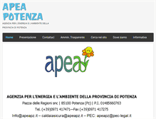Tablet Screenshot of apeapz.it